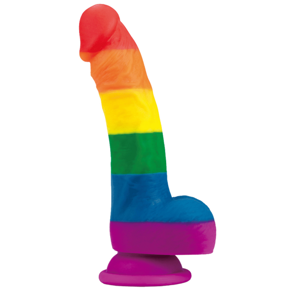 Lovetoy Prider 8" Rainbow Dildo