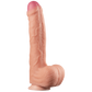 Lovetoy Nature Cock King Sized 11" Dual Layered Platinum Silicone Cock (Flesh)