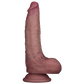 Lovetoy Sliding Skin Pro II Silicone Dual Layer Dong Dildo 7"