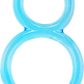 ScreamingO Ofinity Double Erection Cock Ring - Blue