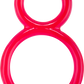 ScreamingO Ofinity Double Erection Cock Ring - Red