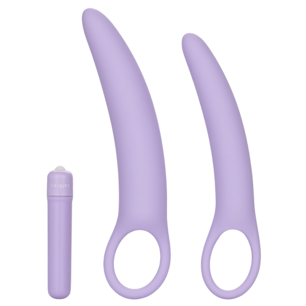 CALEXOTICS Dr. Laura Berman - Isabelle Set Of 2 Vibrating Silicone Dilators Set