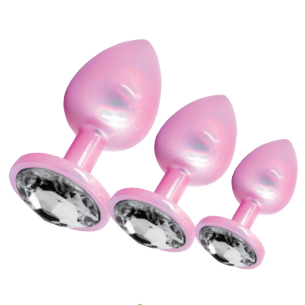 SXE Stainless Steel Comfort 3 Pc Butt Plug Set