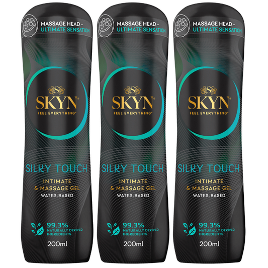 SKYN Silky Touch Intimate & Massage Gel 200ml (3 X 200ml Tray)
