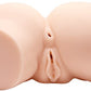 Crazy Bull Double Pleasure Vagina And Anal Masturbator (Flesh)