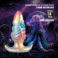 Power Monsters Ebon Leviathan 7" Rippled Monster Silicone Fantasy Inflatable Anal Plug
