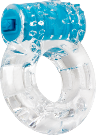 ScreamingO ColorPoP Quickie Plus Vibrating Cock Ring - Blue