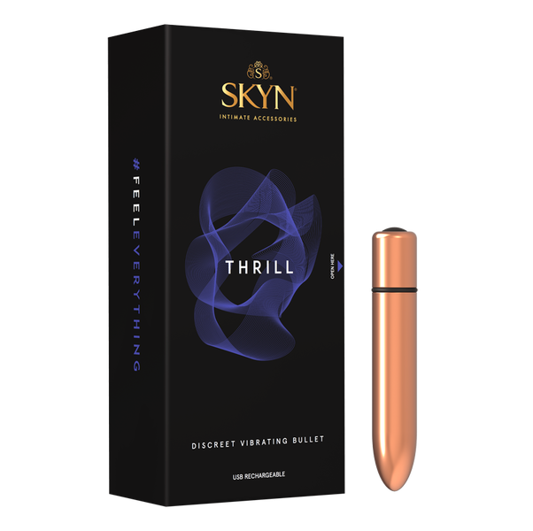 SKYN Thrill Vibrating Bullet Vibrator Bronze