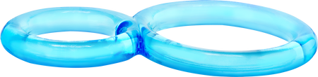 ScreamingO Ofinity Double Erection Cock Ring - Blue