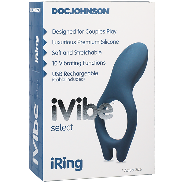 Doc Johnson iVibe Select iRing Couples Ring Marine Blue