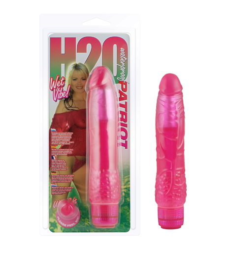 Seven Creations H2O Patriot Waterproof Vibrator Pink