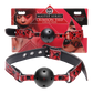 Master Series Crimson Tied Breathable Ball Gag