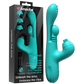 Amovibe Sensa Sway G-Spot Rabbit Vibrator w Replacement Sleeves Teal