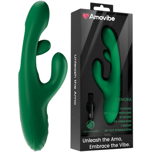 Amovibe Zenora - G-Spot Wiggling Massager (Green)