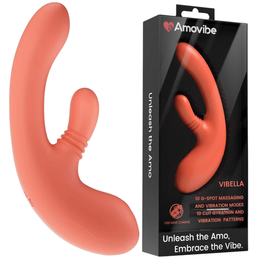 Amovibe Vibella - Wiggling, Gyrating G-Spot Massager (Orange)