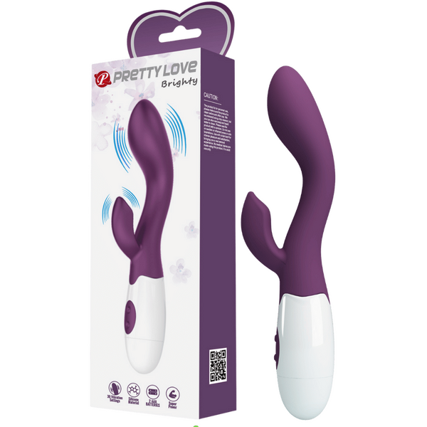 Pretty Love Brighty Rabbit Vibrator Purple
