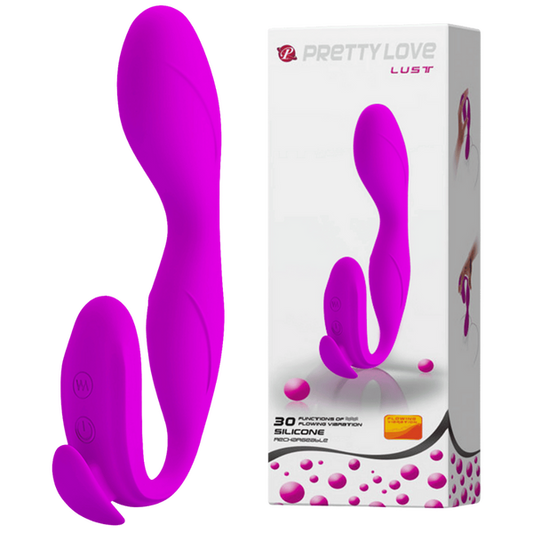 Pretty Love Lust Silicone Rechargeable Vibrator Purple
