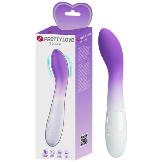 Pretty Love Bishop G-Spot Vibrator Purple/White