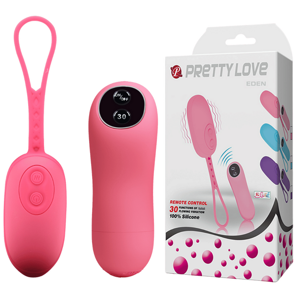Pretty Love Eden Remote Control Egg Vibrator Pink