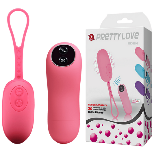 Pretty Love Eden Remote Control Egg Vibrator Pink