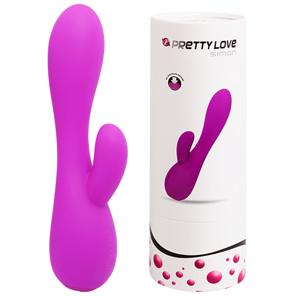 Pretty Love Simon Vibrating Massager Purple