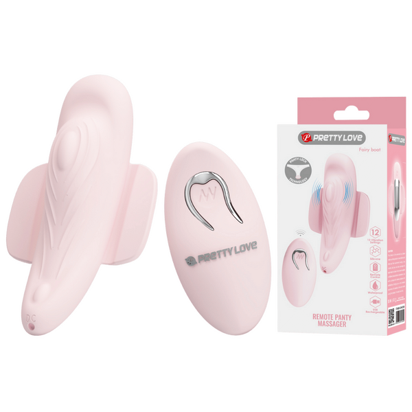 Pretty Love Fairy Boat Remote Panty Massager Vibrator Pink