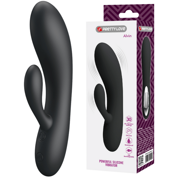 Pretty Love Alvin Rabbit Vibrator Black