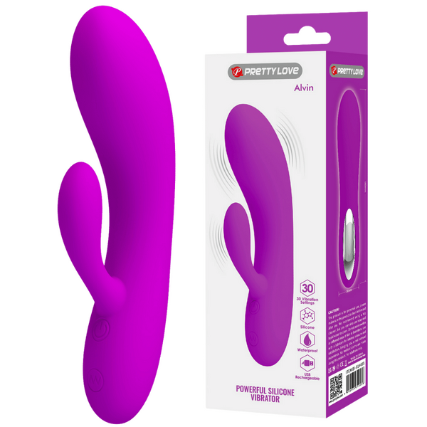 Pretty Love Alvin Rabbit Vibrator Purple