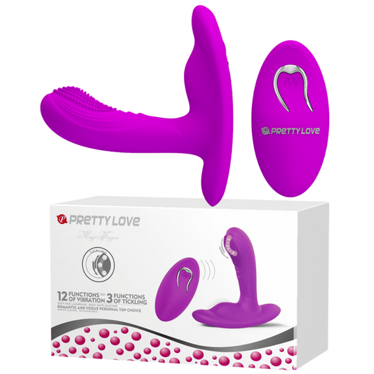 Pretty Love Magic Finger Remote Control Panty Vibrator Purple