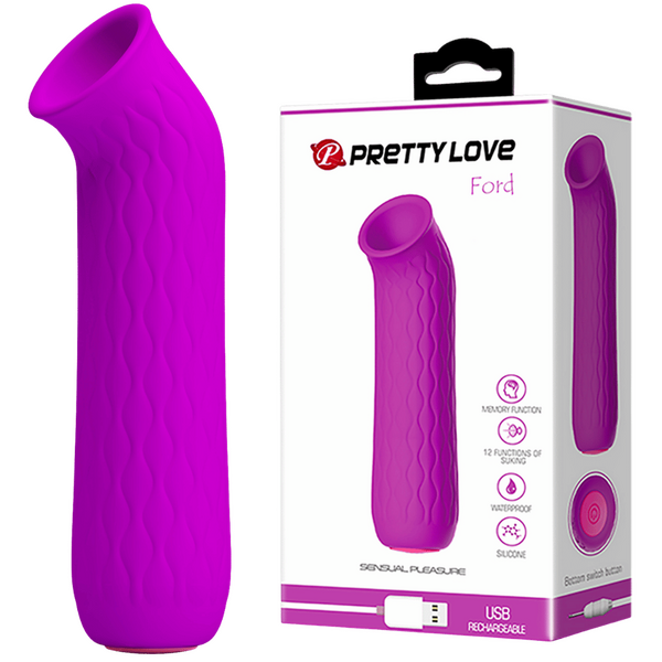 Pretty Love Ford Suction Vibrator Purple