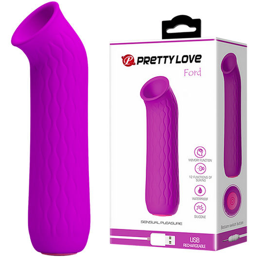 Pretty Love Ford Suction Vibrator Purple