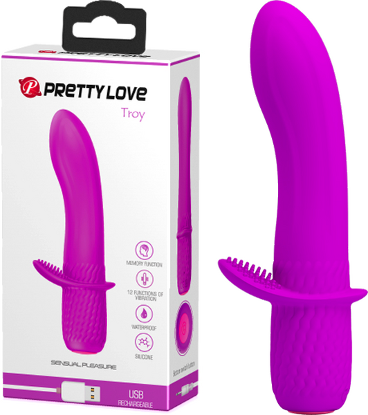 Pretty Love Troy Vibrator Purple