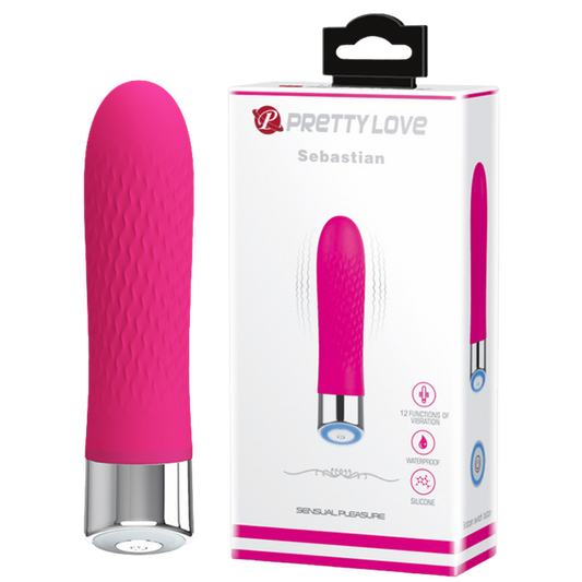 Pretty Love Silicone Sebastian Vibrator Purple