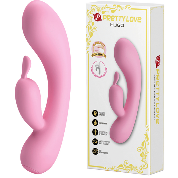Pretty Love Hugo Rabbit Vibrator Pink