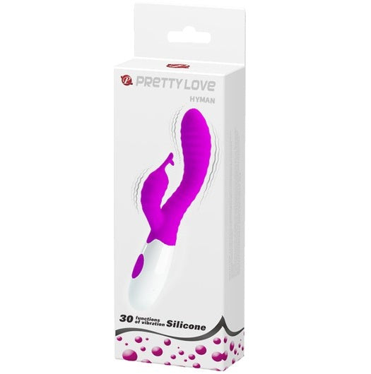 Pretty Love Hyman G-Spot Rabbit Vibrator - Purple