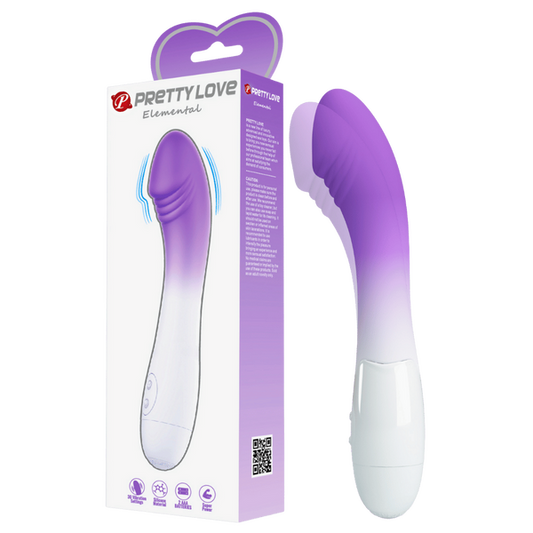 Pretty Love Elemental Vibrator Purple/White