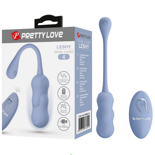 Pretty Love Dream Chaser Leshy Vibrating Egg w Remote (Blue)