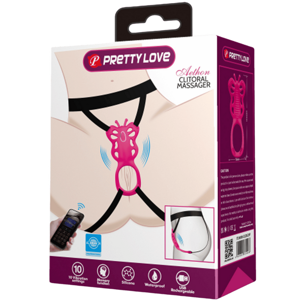 Pretty Love Strap-on Butterfly Clitoral Massager - Aethon