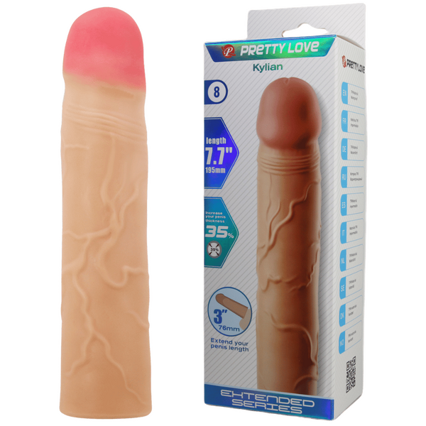 Pretty Love Extended Series Kylian 7.1" Extender (Flesh)