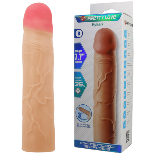 Pretty Love Extended Series Kylian 7.1" Extender (Flesh)