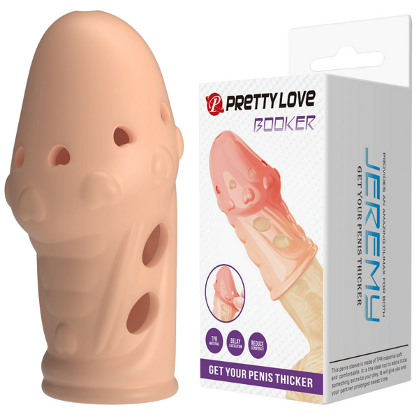 Pretty Love Penis Sleeve - Booker (Flesh)