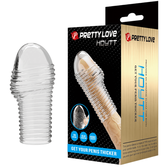 Pretty Love Penis Sleeve - Hoytt (Clear)