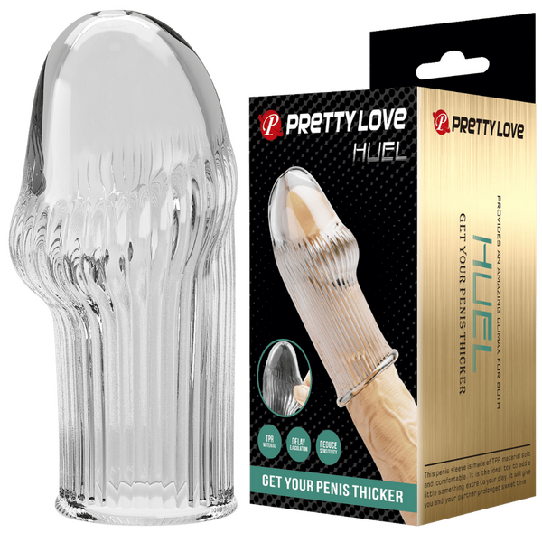 Pretty Love Penis Sleeve - Huel (Clear)
