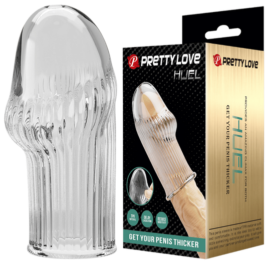 Pretty Love Penis Sleeve - Huel (Clear)