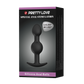 Pretty Love Silicone Anal Balls 4.05" (Black)