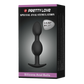 Pretty Love Silicone Anal Balls 4.92" (Black)