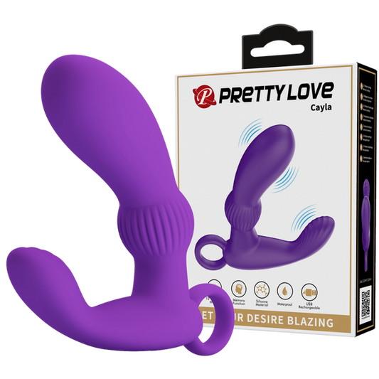 Pretty Love Cayla Vibrating Prostate Massager Purple