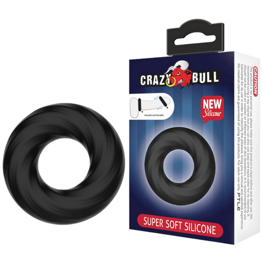 Crazy Bull Super Soft Silicone Cockring - Newt (no.6)