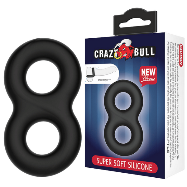 Crazy Bull Super Soft Silicone Cockring - Tyrance (no.17)