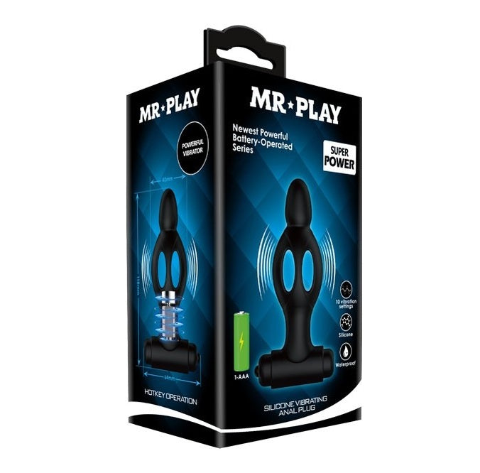 Pretty Love Mr Play Silicone Vibrating Anal Plug